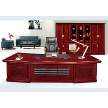 large executive desk with paper veneer